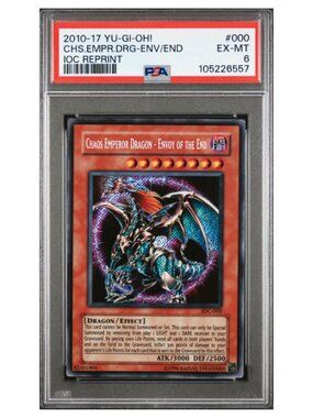 YU-GI-OH 2010-2017 CHAOS EMPEROR DRAGON IOC #000 INVASION OF CHAOS REPRINT RARE